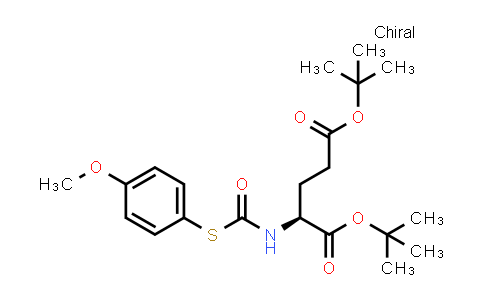 CAS No. 192203-59-1, Di-tert-butyl (((4-methoxyphenyl)thio)carbonyl)-L-glutamate