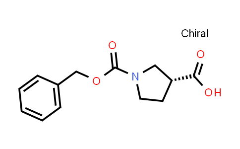 CAS No. 192214-06-5, (R)-1-Cbz-pyrrolidine-3-carboxylic acid
