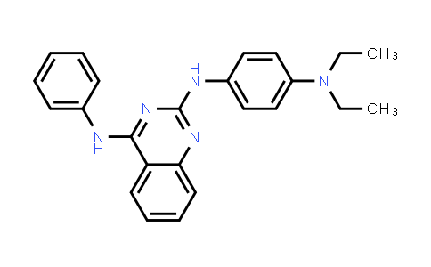CAS No. 192216-54-9, N2-(4-(Diethylamino)phenyl)-N4-phenylquinazoline-2,4-diamine
