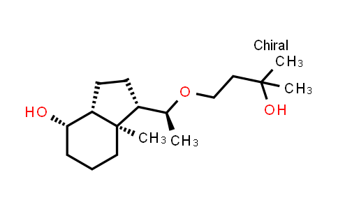 CAS No. 192573-37-8, (1S,3aR,4S,7aS)-1-((S)-1-(3-hydroxy-3-methylbutoxy)ethyl)-7a-methyloctahydro-1H-inden-4-ol