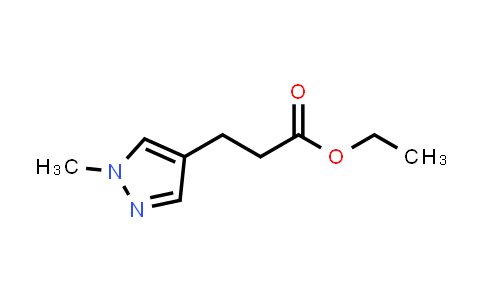 CAS No. 192661-37-3, ethyl 3-(1-methyl-1H-pyrazol-4-yl)propanoate