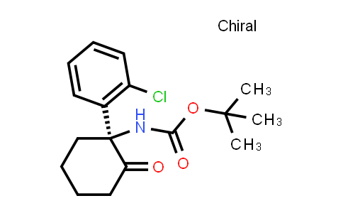 CAS No. 1926987-29-2, (S)-tert-butyl (1-(2-chlorophenyl)-2-oxocyclohexyl)carbamate