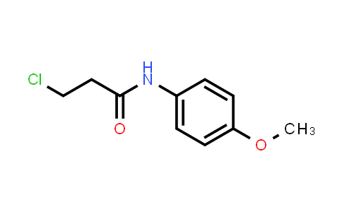 CAS No. 19313-87-2, 3-Chloro-N-(4-methoxyphenyl)propanamide