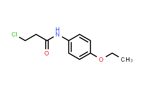 CAS No. 19314-15-9, 3-Chloro-N-(4-ethoxyphenyl)propanamide