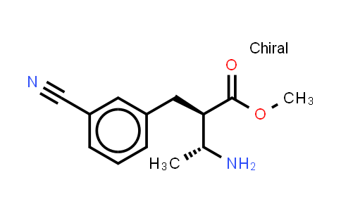 CAS No. 193152-96-4, Benzenepropanoic acid, a-(1-aminoethyl)-3-cyano-, methyl ester, [R-(R*,R*)]-