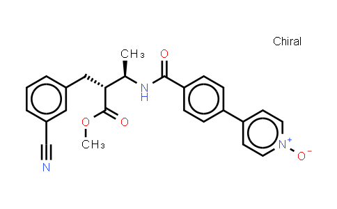 CAS No. 193153-02-5, Benzenepropanoic acid, 3-cyano-a-[1-[[4-(1-oxido-4-pyridinyl)benzoyl]amino]ethyl]-, methyl ester, [R-(R*,R*)]-