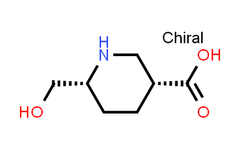 CAS No. 1932011-02-3, (3R,6R)-6-(Hydroxymethyl)piperidine-3-carboxylic acid
