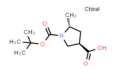 CAS No. 1932018-83-1, (3R,5R)-1-[(tert-butoxy)carbonyl]-5-methylpyrrolidine-3-carboxylic acid