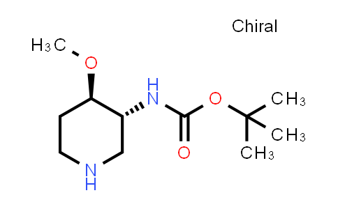 CAS No. 1932019-20-9, tert-Butyl N-[(3R,4R)-4-methoxypiperidin-3-yl]carbamate