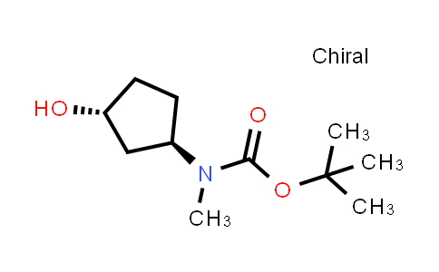 CAS No. 1932050-70-8, tert-Butyl N-[(1R,3R)-3-hydroxycyclopentyl]-N-methylcarbamate