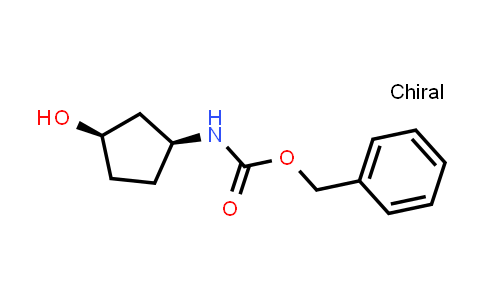 CAS No. 1932090-03-3, Benzyl N-[(1S,3R)-rel-3-hydroxycyclopentyl]carbamate