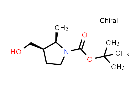CAS No. 1932101-02-4, (2R,3R)-Tert-butyl 3-(hydroxymethyl)-2-methylpyrrolidine-1-carboxylate