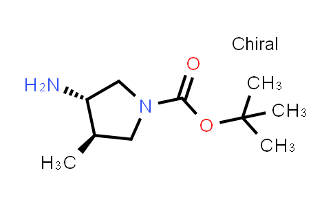 CAS No. 1932160-29-6, tert-Butyl (3S,4R)-3-amino-4-methylpyrrolidine-1-carboxylate