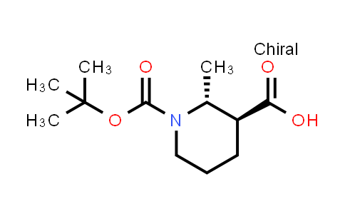 CAS No. 1932193-81-1, (2R,3S)-1-(tert-Butoxycarbonyl)-2-methylpiperidine-3-carboxylic acid