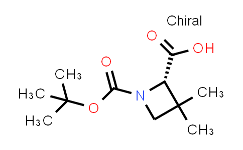 CAS No. 1932195-22-6, (S)-1-(tert-Butoxycarbonyl)-3,3-dimethylazetidine-2-carboxylic acid