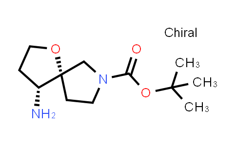 CAS No. 1932216-64-2, 1-Oxa-7-azaspiro[4.4]nonane-7-carboxylic acid, 4-amino-, 1,1-dimethylethyl ester, (4R,5S)-