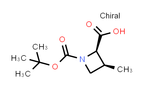 CAS No. 1932219-81-2, (2R,3S)-1-(tert-Butoxycarbonyl)-3-methylazetidine-2-carboxylic acid