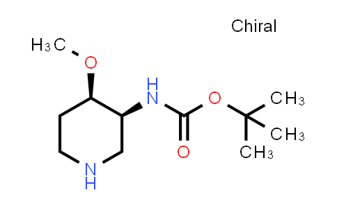 CAS No. 1932258-39-3, tert-Butyl ((3S,4R)-4-methoxypiperidin-3-yl)carbamate