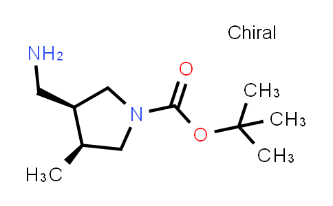 MC536101 | 1932427-48-9 | (3S,4S)-Tert-butyl 3-(aminomethyl)-4-methylpyrrolidine-1-carboxylate