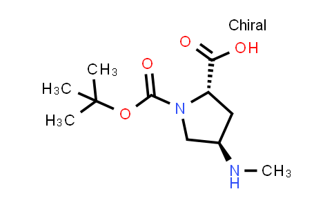 CAS No. 1932481-67-8, (2S,4R)-1-(tert-Butoxycarbonyl)-4-(methylamino)pyrrolidine-2-carboxylic acid