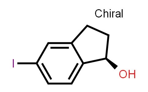 CAS No. 1932523-00-6, (1R)-5-iodoindan-1-ol