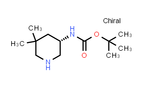 CAS No. 1932582-19-8, tert-Butyl (S)-(5,5-dimethylpiperidin-3-yl)carbamate