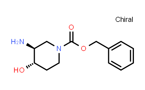 CAS No. 1932598-12-3, Benzyl (3S,4S)-3-amino-4-hydroxypiperidine-1-carboxylate