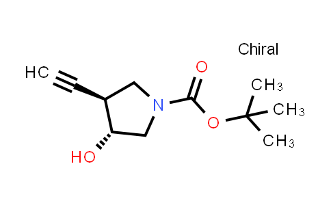 CAS No. 1932625-88-1, (3S,4R)-tert-Butyl 3-ethynyl-4-hydroxypyrrolidine-1-carboxylate