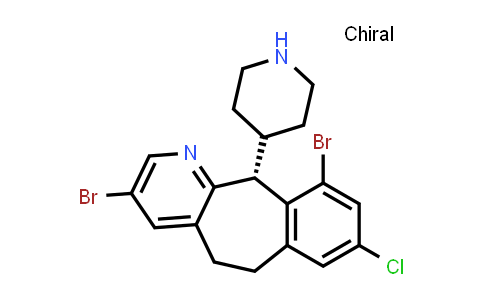 CAS No. 193276-49-2, (R)-3,10-Dibromo-8-chloro-11-(piperidin-4-yl)-6,11-dihydro-5H-benzo[5,6]cyclohepta[1,2-b]pyridine