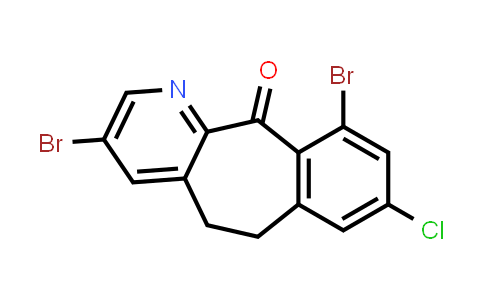 CAS No. 193276-55-0, 3,10-Dibromo-8-chloro-5,6-dihydro-11H-benzo[5,6]cyclohepta[1,2-b]pyridin-11-one