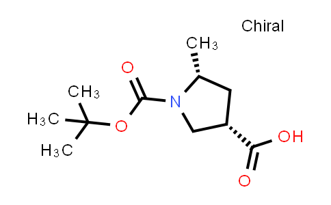 CAS No. 1932787-71-7, (3S,5R)-1-[(tert-Butoxy)carbonyl]-5-methylpyrrolidine-3-carboxylic acid