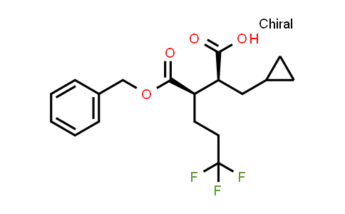 CAS No. 1933524-47-0, (2S,3R)-3-((benzyloxy)carbonyl)-2-(cyclopropylmethyl)-6,6,6-trifluorohexanoic acid