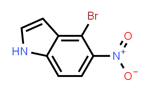 CAS No. 1934562-99-8, 4-Bromo-5-nitro-1H-indole