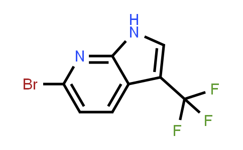 CAS No. 1934574-07-8, 6-Bromo-3-(trifluoromethyl)-1H-pyrrolo[2,3-b]pyridine
