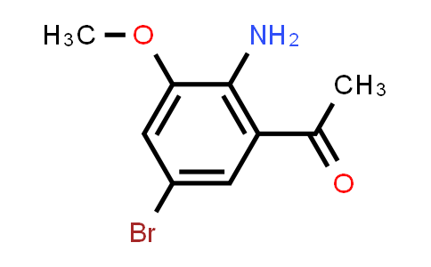 CAS No. 1934666-42-8, 1-(2-Amino-5-bromo-3-methoxyphenyl)ethan-1-one