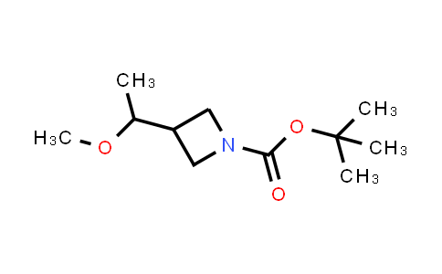 CAS No. 1935127-58-4, tert-Butyl 3-(1-methoxyethyl)azetidine-1-carboxylate