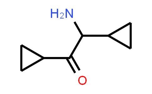 CAS No. 1935193-22-8, 2-Amino-1,2-dicyclopropylethan-1-one