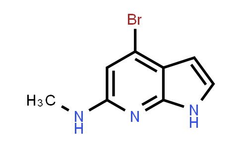 CAS No. 1935288-47-3, 4-Bromo-N-methyl-1H-pyrrolo[2,3-b]pyridin-6-amine