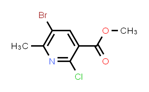 CAS No. 1935335-95-7, 3-Pyridinecarboxylic acid, 5-bromo-2-chloro-6-methyl-, methyl ester