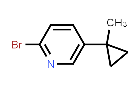 CAS No. 1935381-15-9, Pyridine, 2-bromo-5-(1-methylcyclopropyl)-