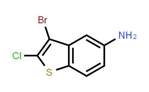 CAS No. 1935534-79-4, 3-Bromo-2-chlorobenzo[b]thiophen-5-amine