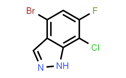 CAS No. 1935558-98-7, 4-Bromo-7-chloro-6-fluoro-1H-indazole