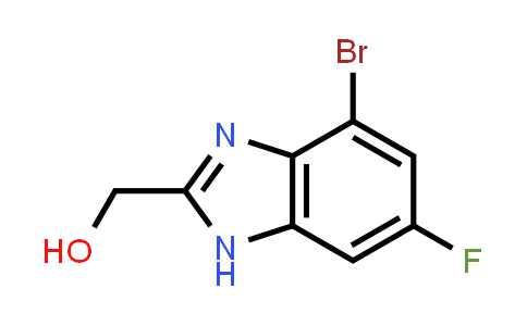 CAS No. 1935913-37-3, (4-Bromo-6-fluoro-1H-benzo[d]imidazol-2-yl)methanol