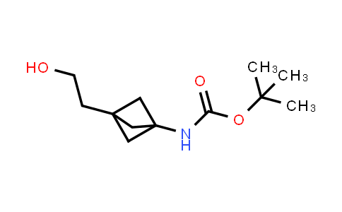 CAS No. 1936602-36-6, tert-Butyl (3-(2-hydroxyethyl)bicyclo[1.1.1]pentan-1-yl)carbamate