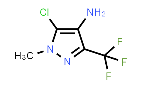 CAS No. 1936635-98-1, 1H-Pyrazol-4-amine, 5-chloro-1-methyl-3-(trifluoromethyl)-