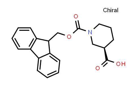 CAS No. 193693-67-3, (R)-1-(((9H-Fluoren-9-yl)methoxy)carbonyl)piperidine-3-carboxylic acid
