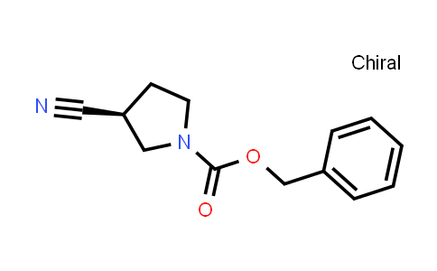 CAS No. 193693-69-5, Benzyl (3S)-3-cyano-1-pyrrolidinecarboxylate