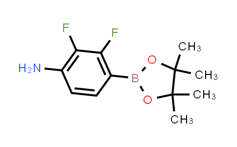 CAS No. 1937236-09-3, 2,3-Difluoro-4-(4,4,5,5-tetramethyl-1,3,2-dioxaborolan-2-yl)aniline