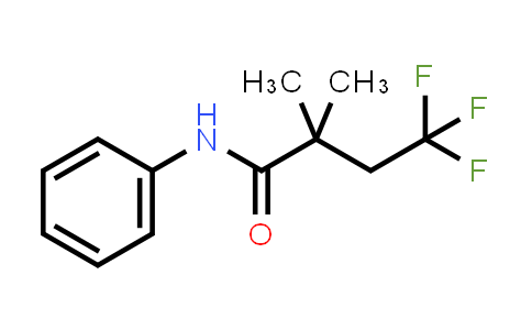 CAS No. 1939-19-1, 4,4,4-Trifluoro-2,2-dimethyl-N-phenylbutanamide