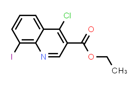 CAS No. 193975-33-6, Ethyl 4-chloro-8-iodoquinoline-3-carboxylate